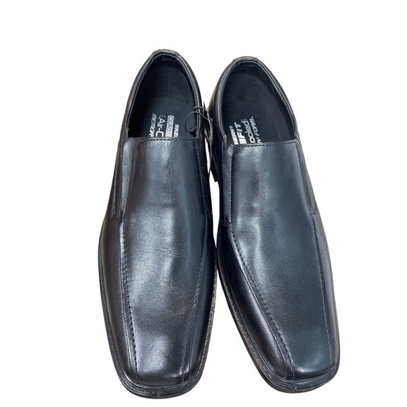 Skechers Classic fit Mens Black Leather Slip Loafers Sz 12 SKU 9480 - Picture 13 of 13